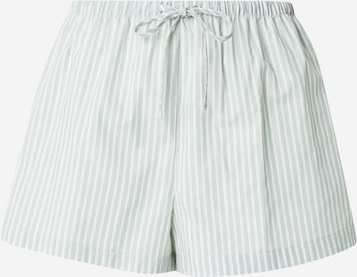 Pižaminės kelnės iš Hunkemöller, spalva – pastelinė žalia / balta, Prekių apžvalga