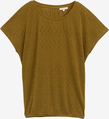 T-shirt TOM TAILOR en vert : devant