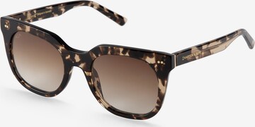 Kapten & Son Zonnebril 'Florence Crystal Tortoise Brown' in Bruin: voorkant