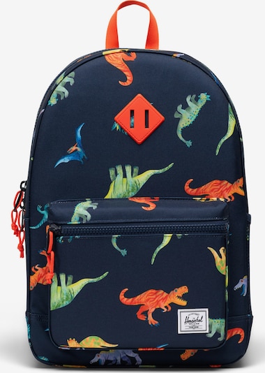 Herschel Reppu 'Heritage' koossa One Size värissä sininen / tummansininen / vihreä / tummanoranssi, Tuotenäkymä