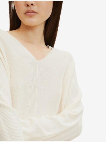 TOM TAILOR Sweater in Beige