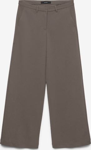 Pantalon 'VMZamira' VERO MODA en gris : devant