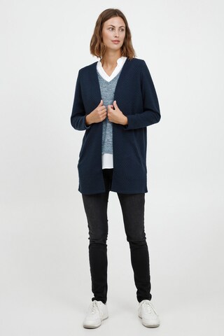 Fransa Knit Cardigan in Blue