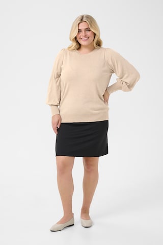 KAFFE CURVE - Pullover 'Lizzy' em bege