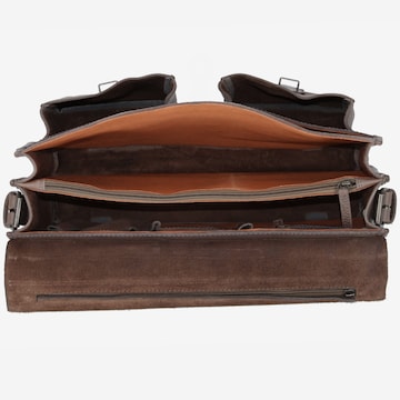 Greenland Nature Document Bag in Brown