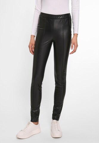 Basler Skinny Broek in Zwart: voorkant