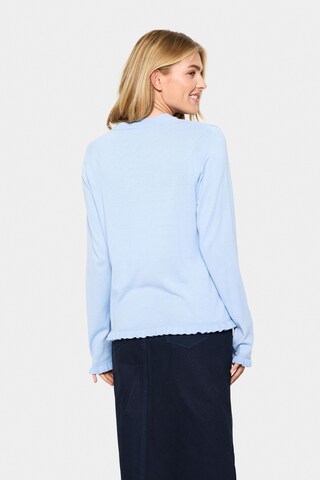 SAINT TROPEZ Cardigan 'Ilona' i blå