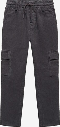 MANGO KIDS Regular Панталон 'Luke' в сиво: отпред