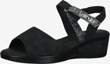 Arcopedico Sandals in Black: front