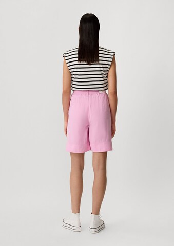 comma casual identity Loosefit Shorts in Pink: zadná strana