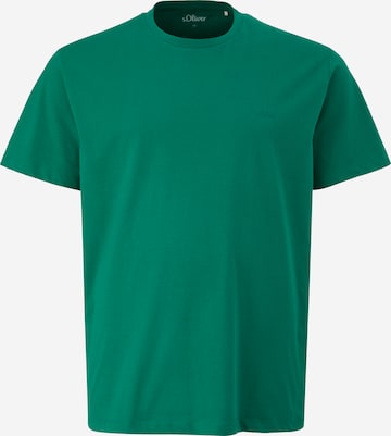 s.Oliver Тениска в зелено: отпред
