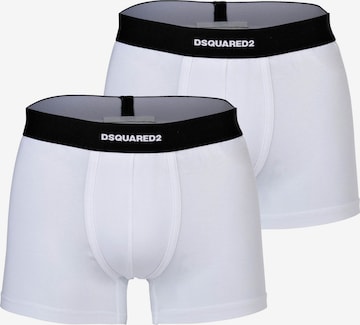 Boxer di DSQUARED2 in bianco: frontale