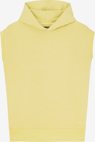 Sweat-shirt Marc O'Polo en jaune : devant