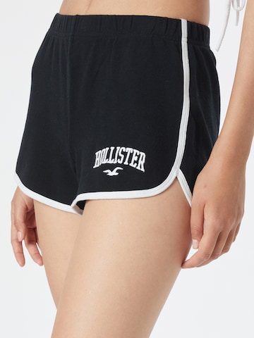 Regular Pantalon HOLLISTER en noir