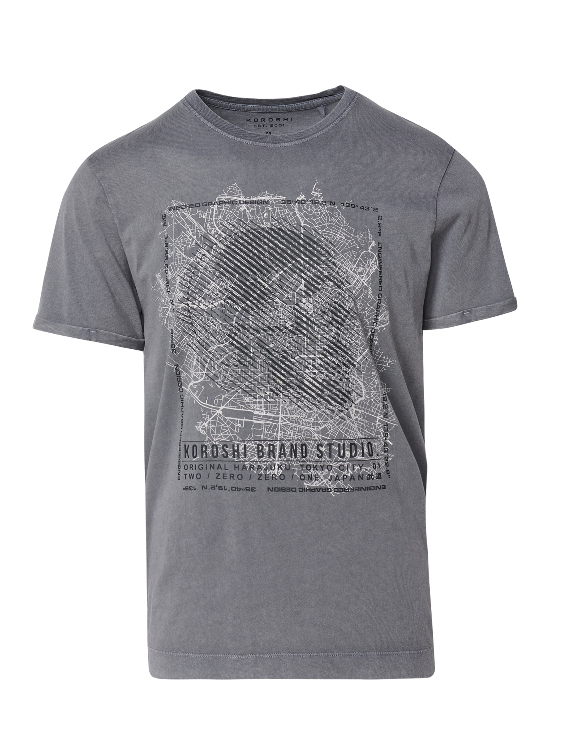 Tricou de la KOROSHI pe gri: față