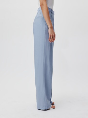 LeGer by Lena Gercke Regular Pleat-Front Pants 'Draco Tall' in Blue