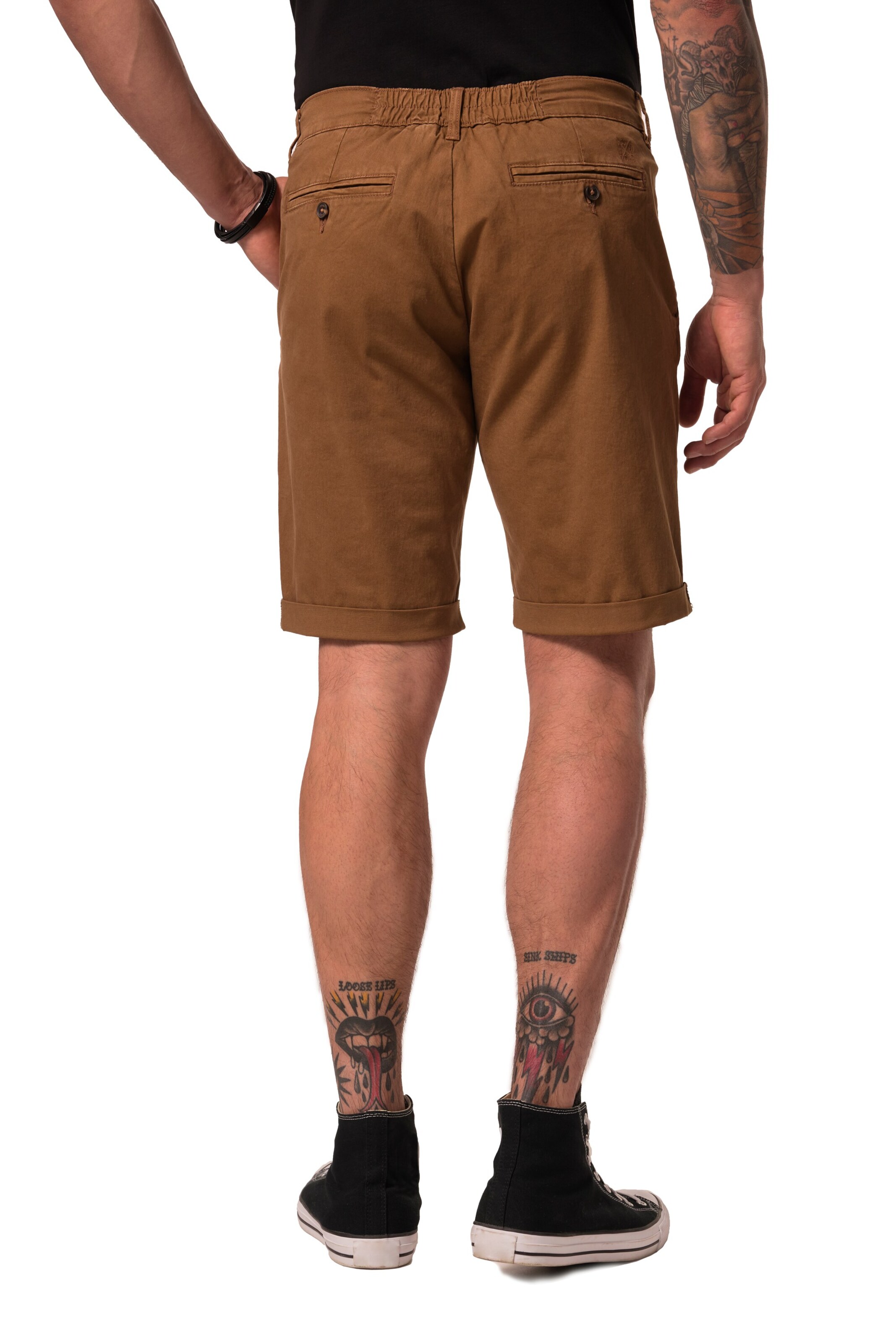 JP1880 Regular Broek 'Bermuda' in Bruin