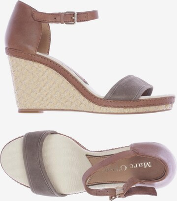 Marc O'Polo Sandals & High-Heeled Sandals in 37 in Brown: front
