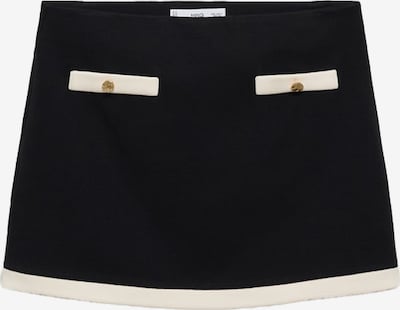 MANGO Suknja 'PARI' u crna / vuneno bijela, Pregled proizvoda