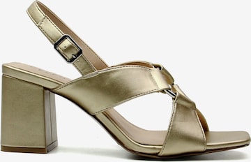 Celena Strap sandal 'Christel' in Gold