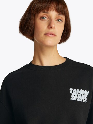 Tommy Jeans Μπλούζα φούτερ σε μαύρο