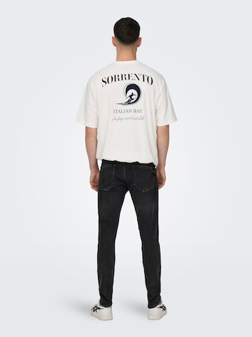 Only & Sons Skinny Jeans 'Warp' i svart