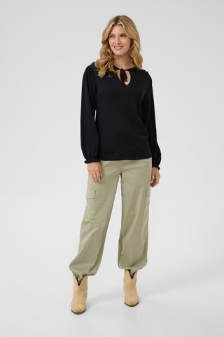 Pull-over 'Maro' Cream en noir