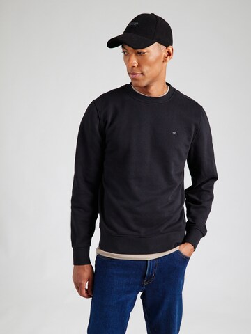 MUSTANG Sweatshirt 'CLIO' in Schwarz: Vorderseite