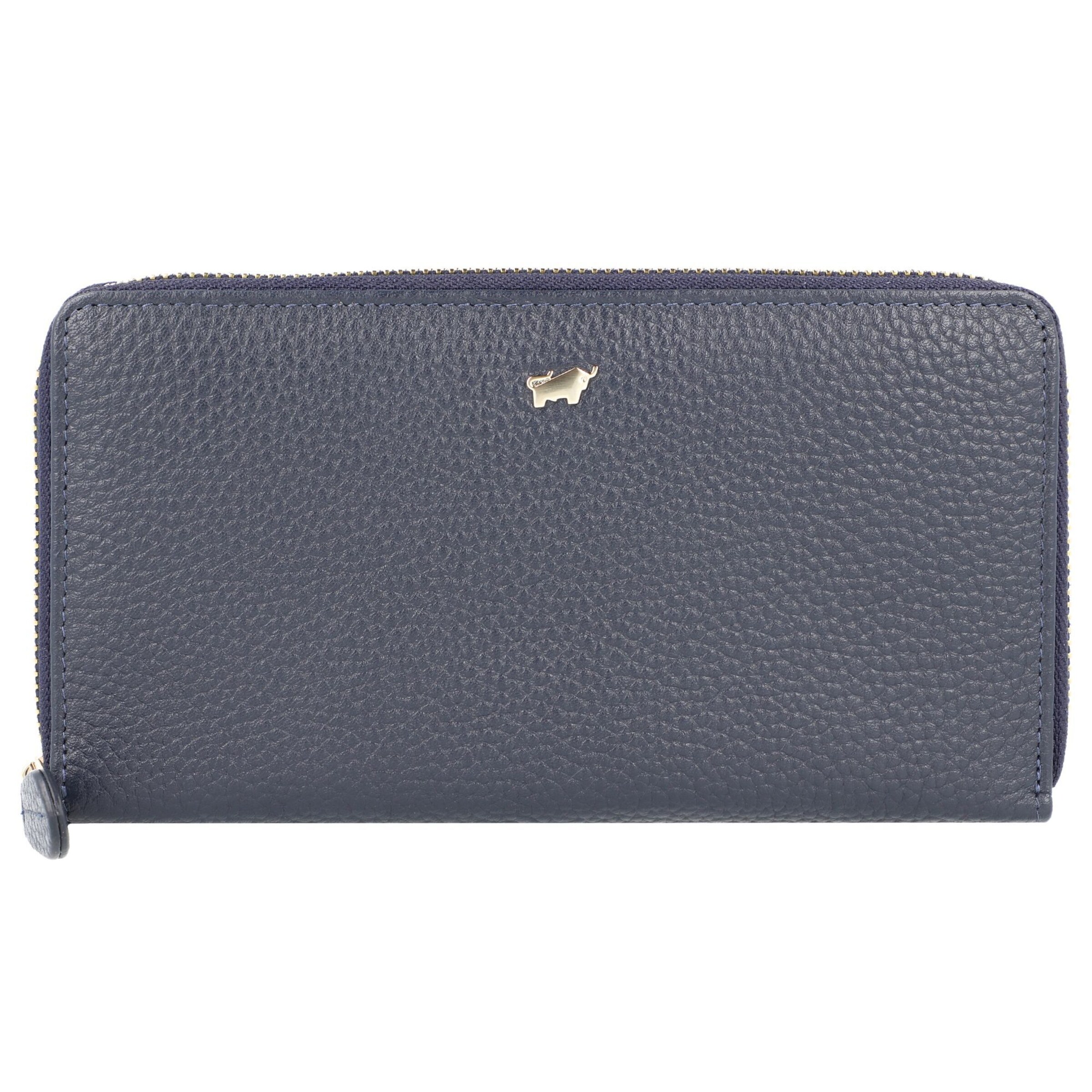 Braun Büffel Wallet 'Asti' in Blue: front