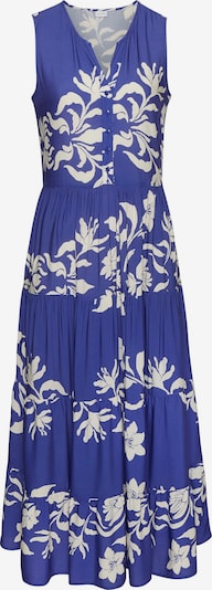 Vasarinė suknelė iš LASCANA, spalva – gencijono spalva / balta, Prekių apžvalga