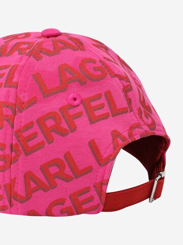 Karl Lagerfeld Kšiltovka – pink