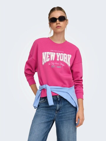 ONLY - Sudadera 'ONLALANA' en lila: frente