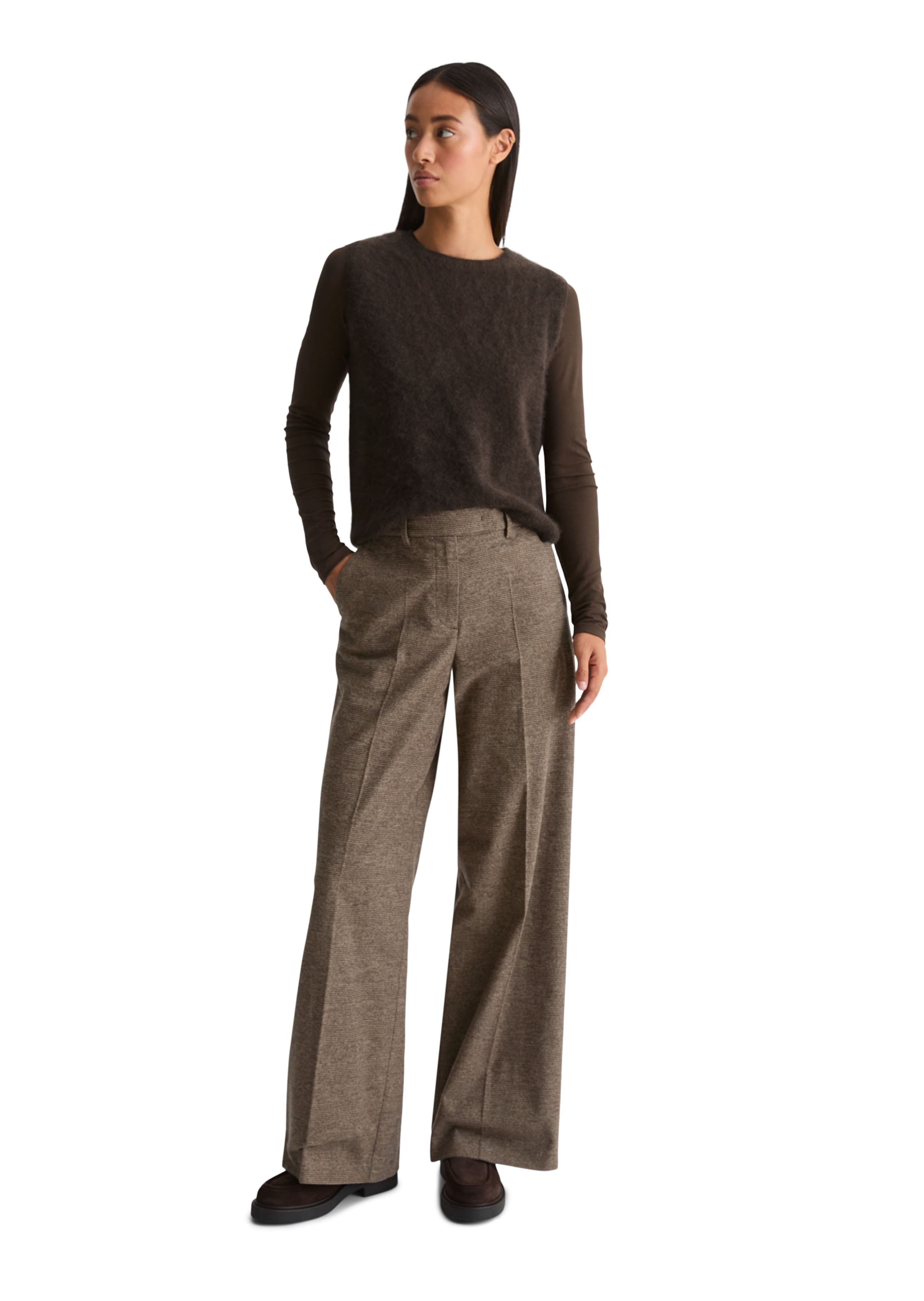 Pull-over Marc O'Polo en marron