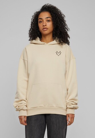 Merchcode Sweatshirt in Beige: front
