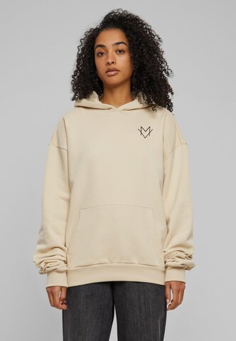 Merchcode Sweatshirt in Beige: voorkant