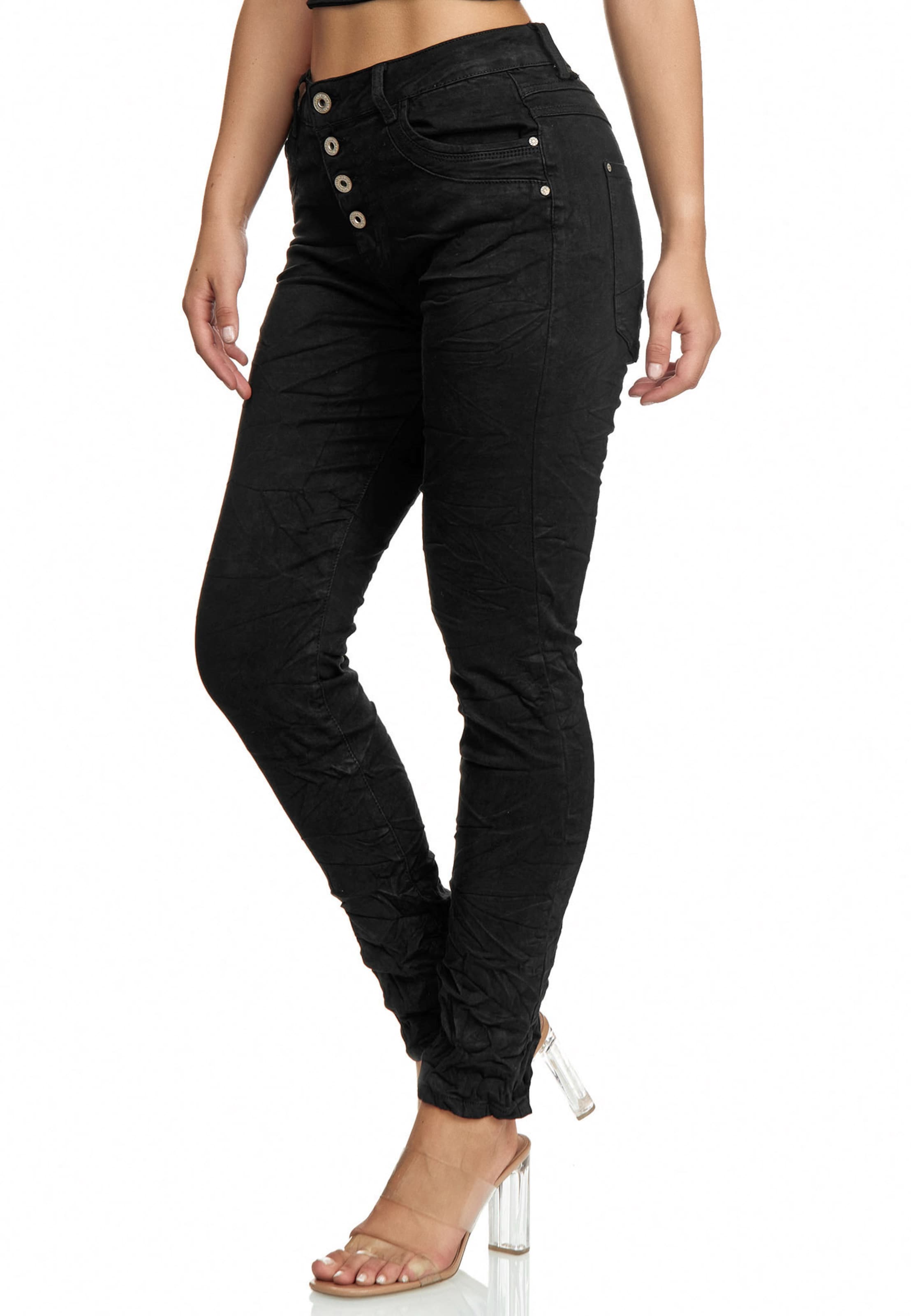 Elara Skinny Jeans in Black