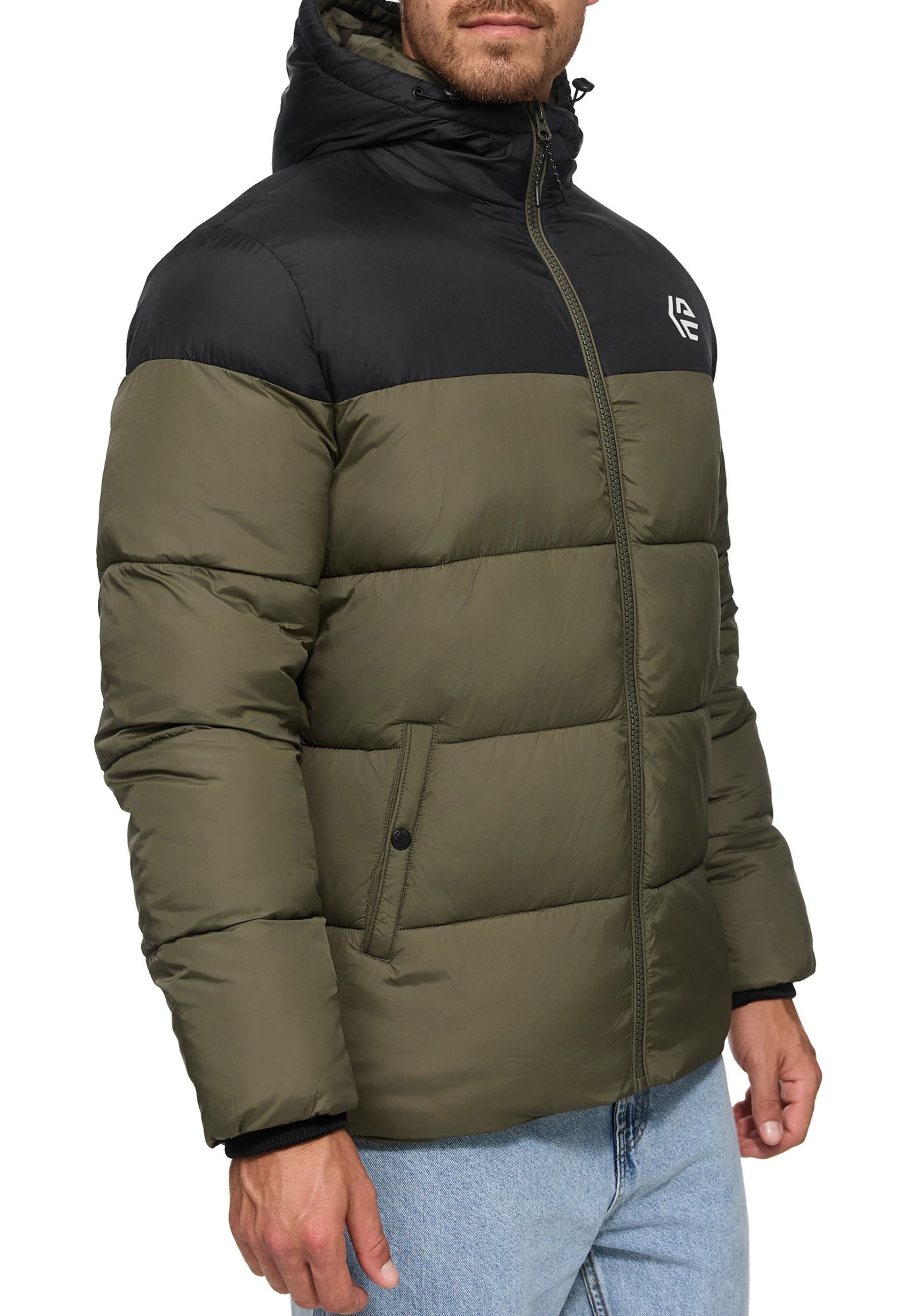 INDICODE JEANS Winter Jacket in Green