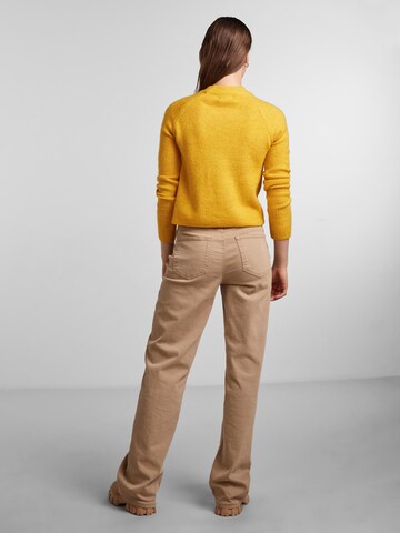 PIECES Pullover 'Ellen' in Gelb