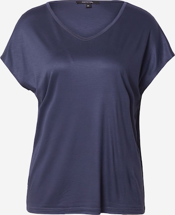 COMMA Shirt in Blauw: voorkant