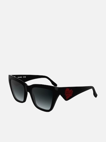 Karl Lagerfeld Sunglasses in Black: front
