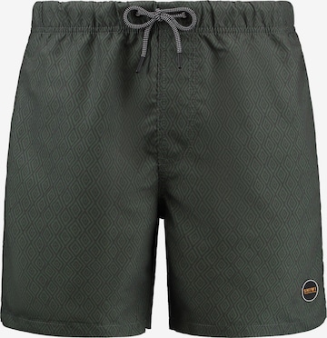 Shorts de bain Shiwi en vert : devant