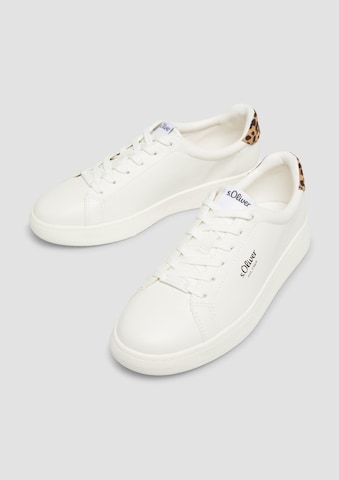 s.Oliver Platform trainers in White