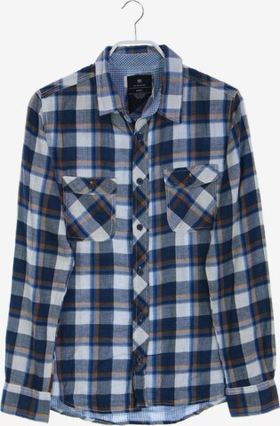 Cotton On Button Up Shirt in S in Blue: front