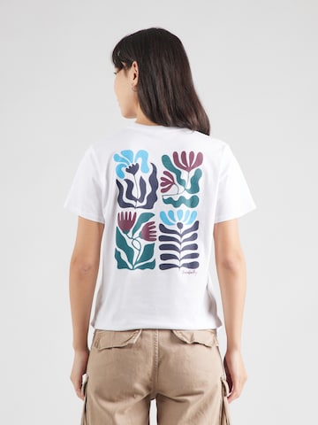 Iriedaily Shirt 'Square Flowers' in White: front