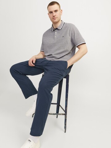 Jack & Jones Plus Tapered Trousers in Blue