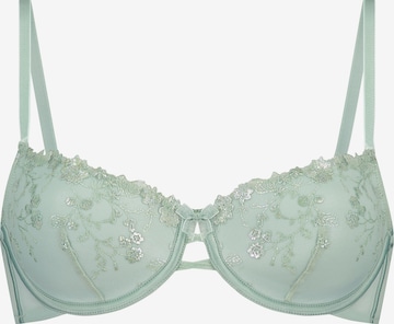 Hunkemöller Balconette Bra 'Lillia' in Green: front