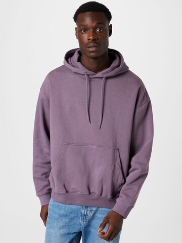 Sweat-shirt WEEKDAY en violet : devant