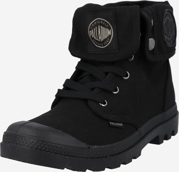 Bottines à lacets 'BAGGY' Palladium en noir : devant