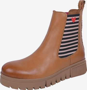 Crickit Chelsea boots 'NAELLE' in Brown: front