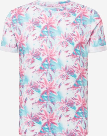 Key Largo Shirt 'FLORIDA' in Wit: voorkant